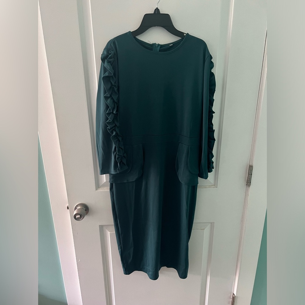 Metamorphosis Girl Midi Belted 2X Dress